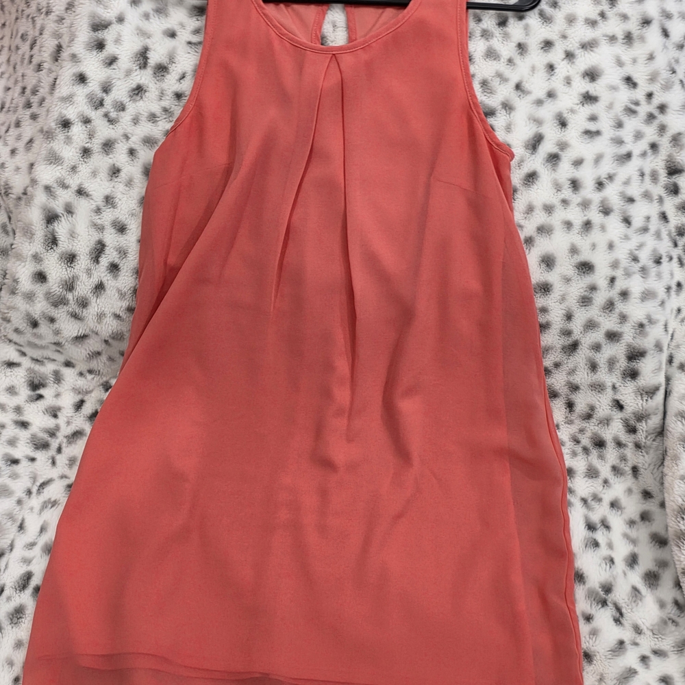 As U Wish Vibrant Coral Dress